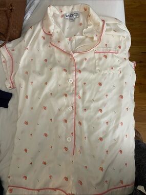 WILDFOX pajama Romper, size Medium. Excellent condition.